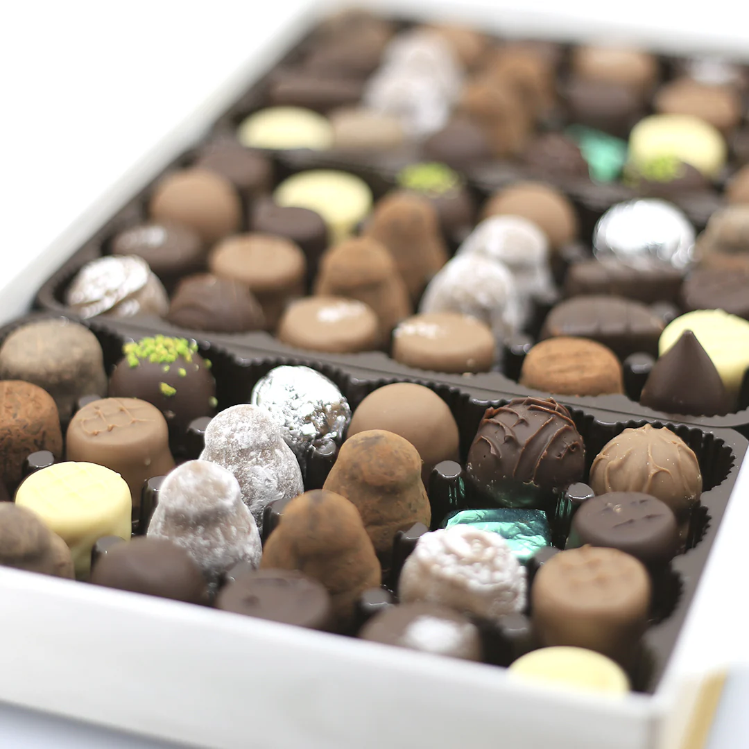 72-piece assorted truffles gift box